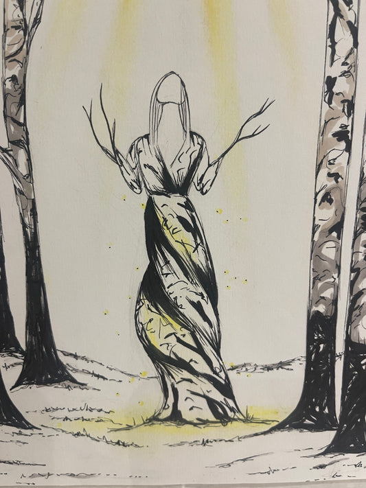 'Trees Of Life' Original Drawing