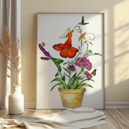 'Natural Attraction' Original Drawing