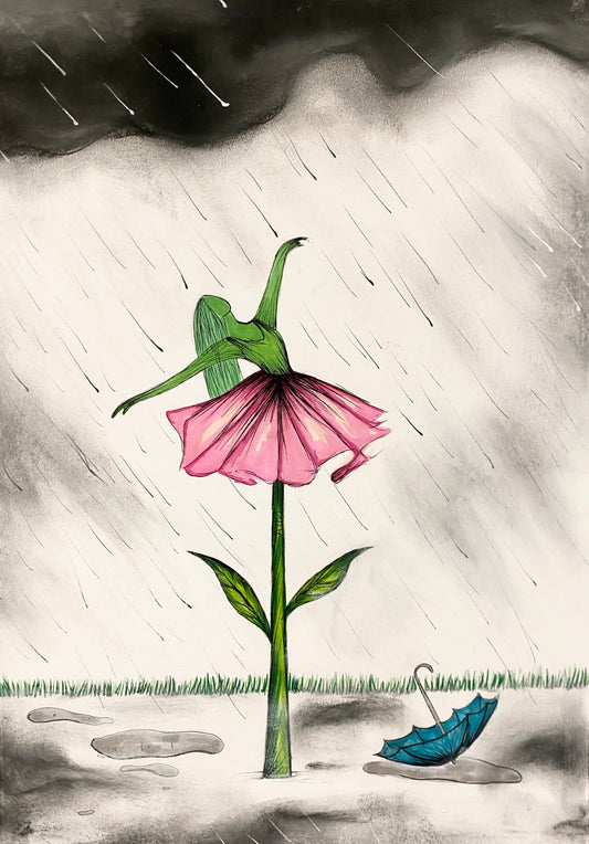 'Embrace It' Original Drawing
