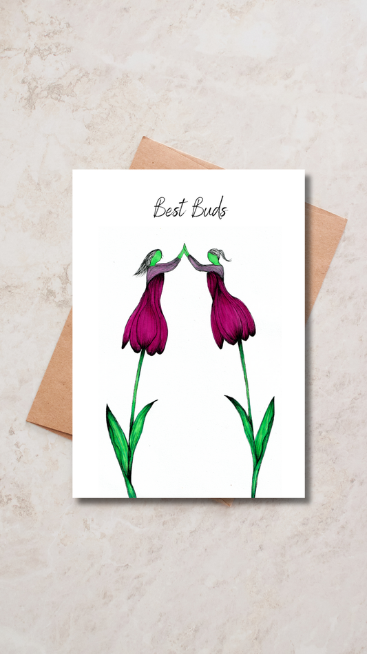 Best buds - Greeting Card