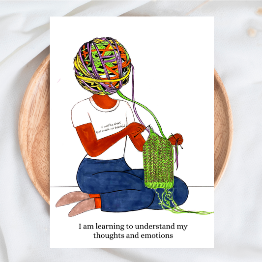 I Am Learning To Understand - Affirmation Card