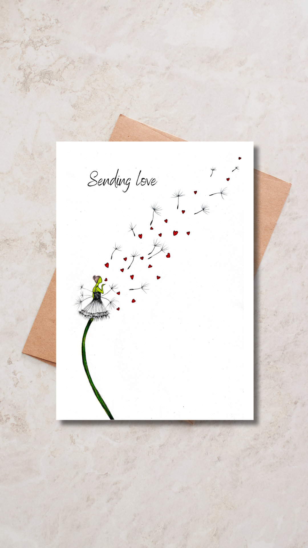 Sending Love - Greeting Card