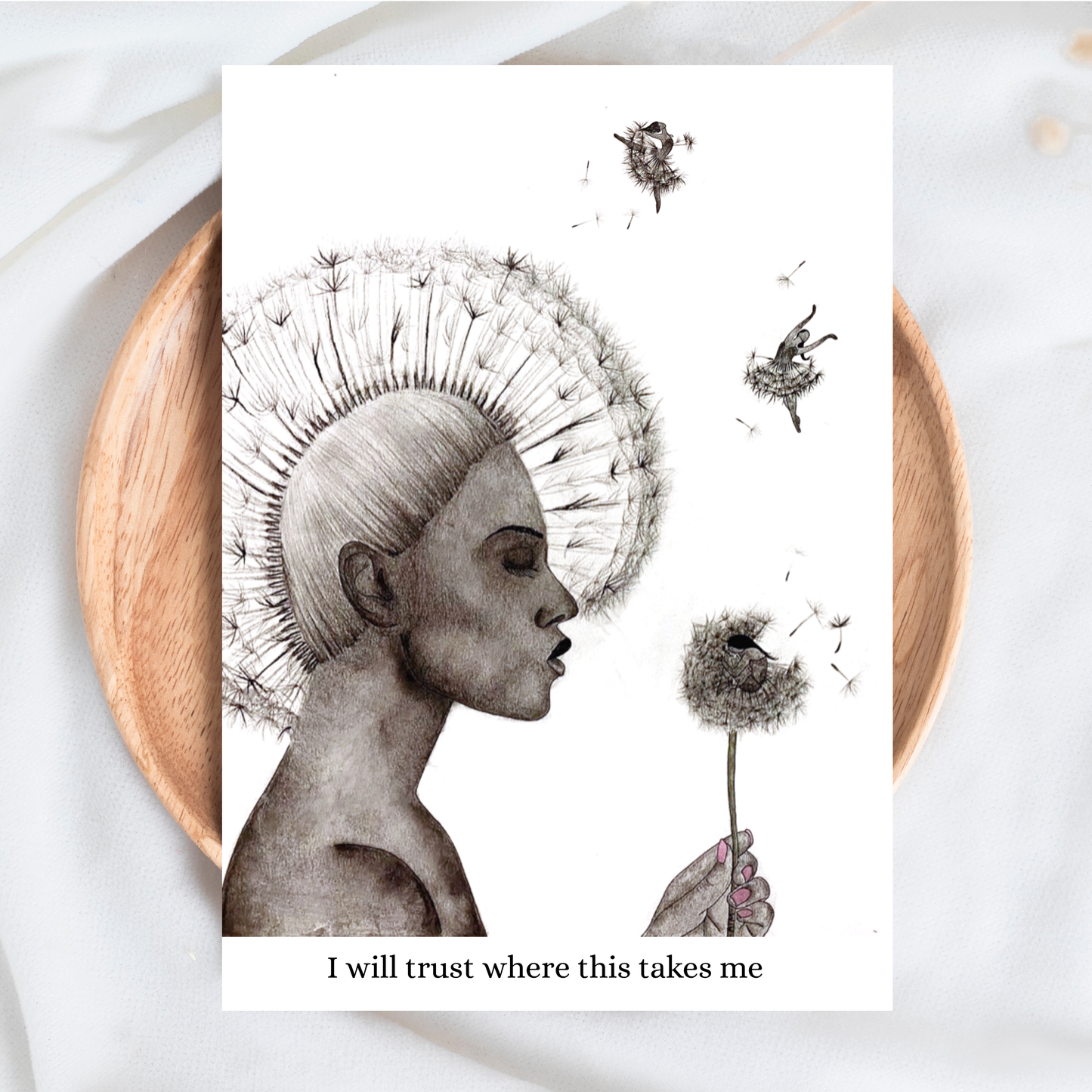 I Will Trust Where This Takes Me - Affirmation Card