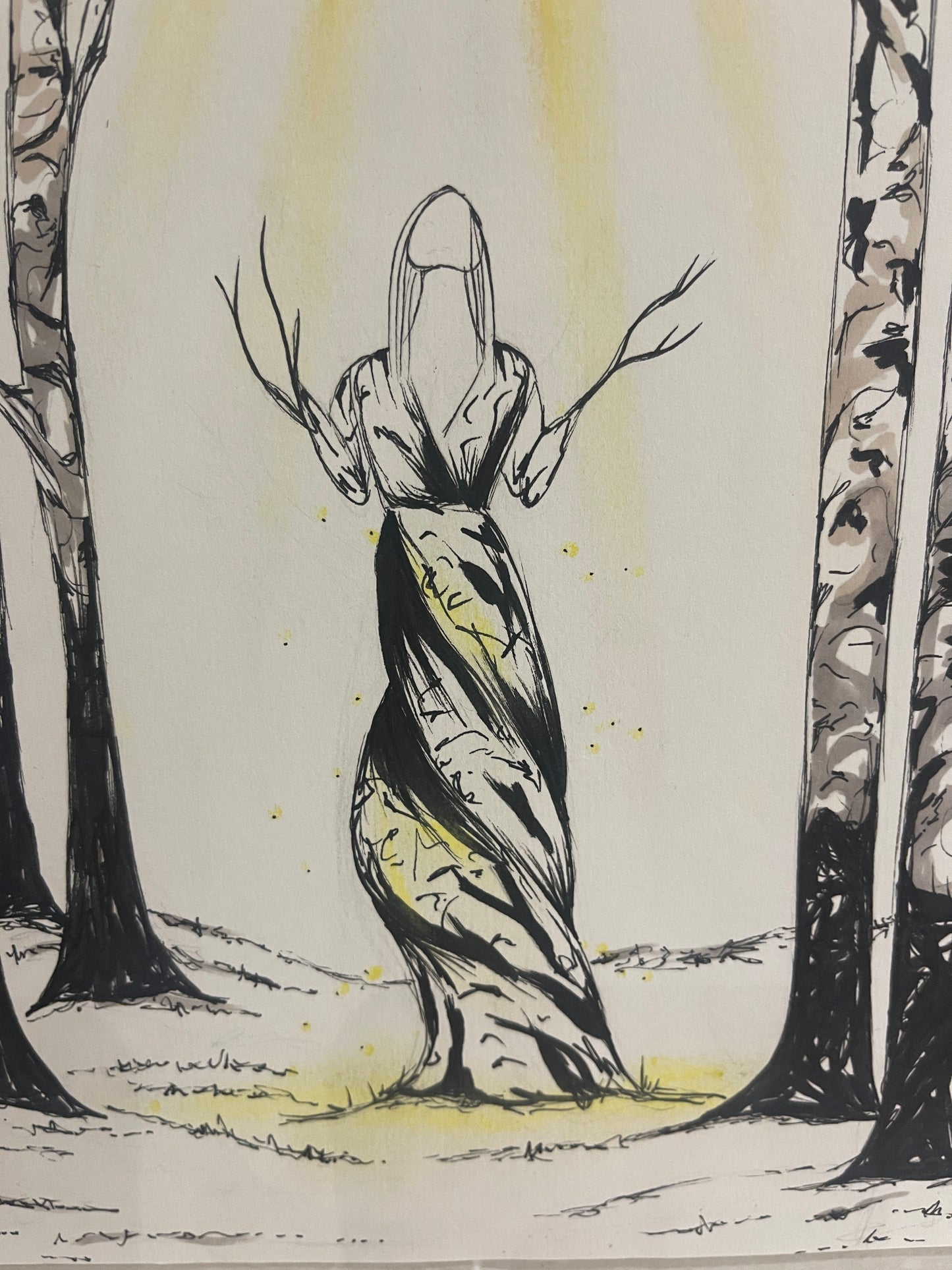 'Trees Of Life' Original Drawing