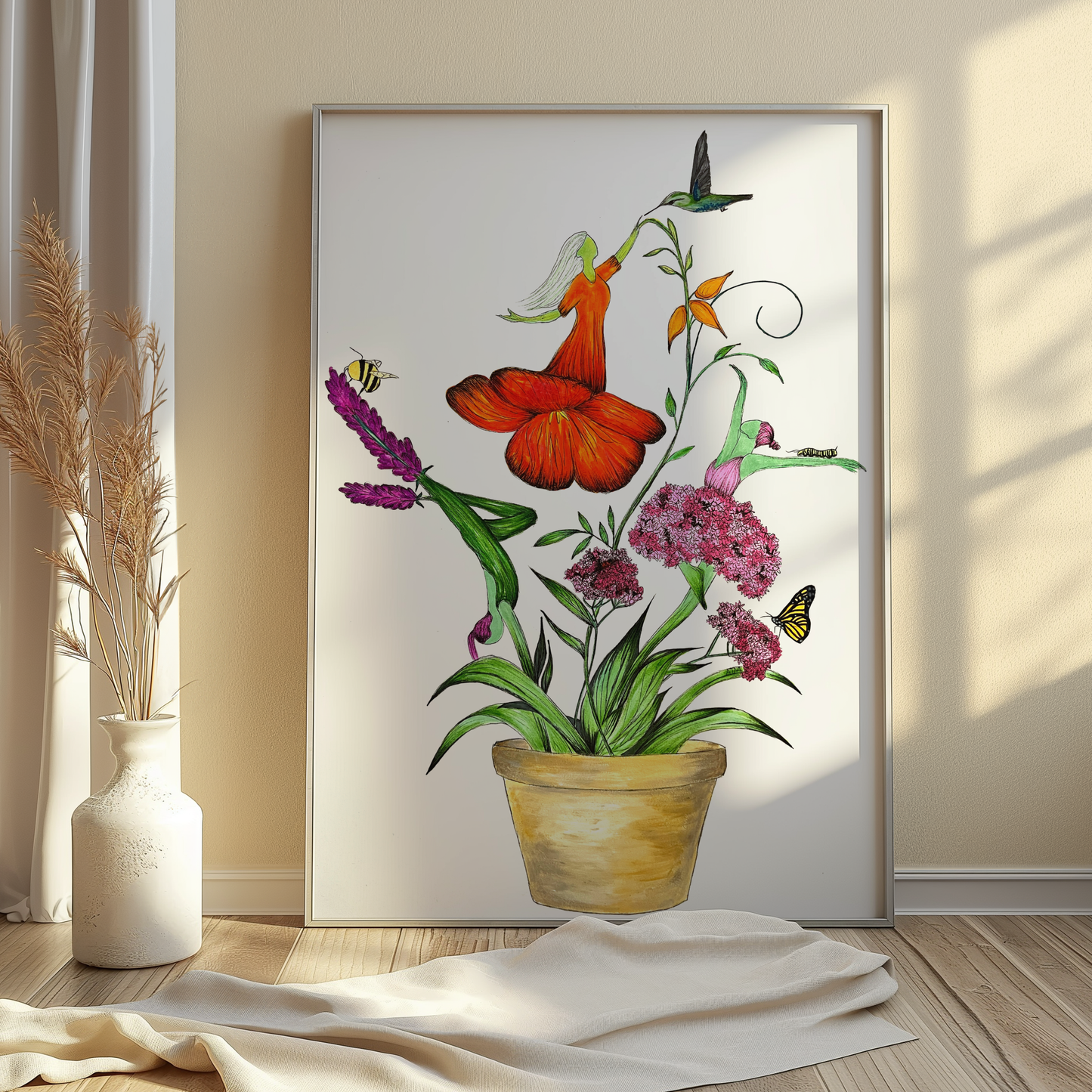 'Natural Attraction' Original Drawing