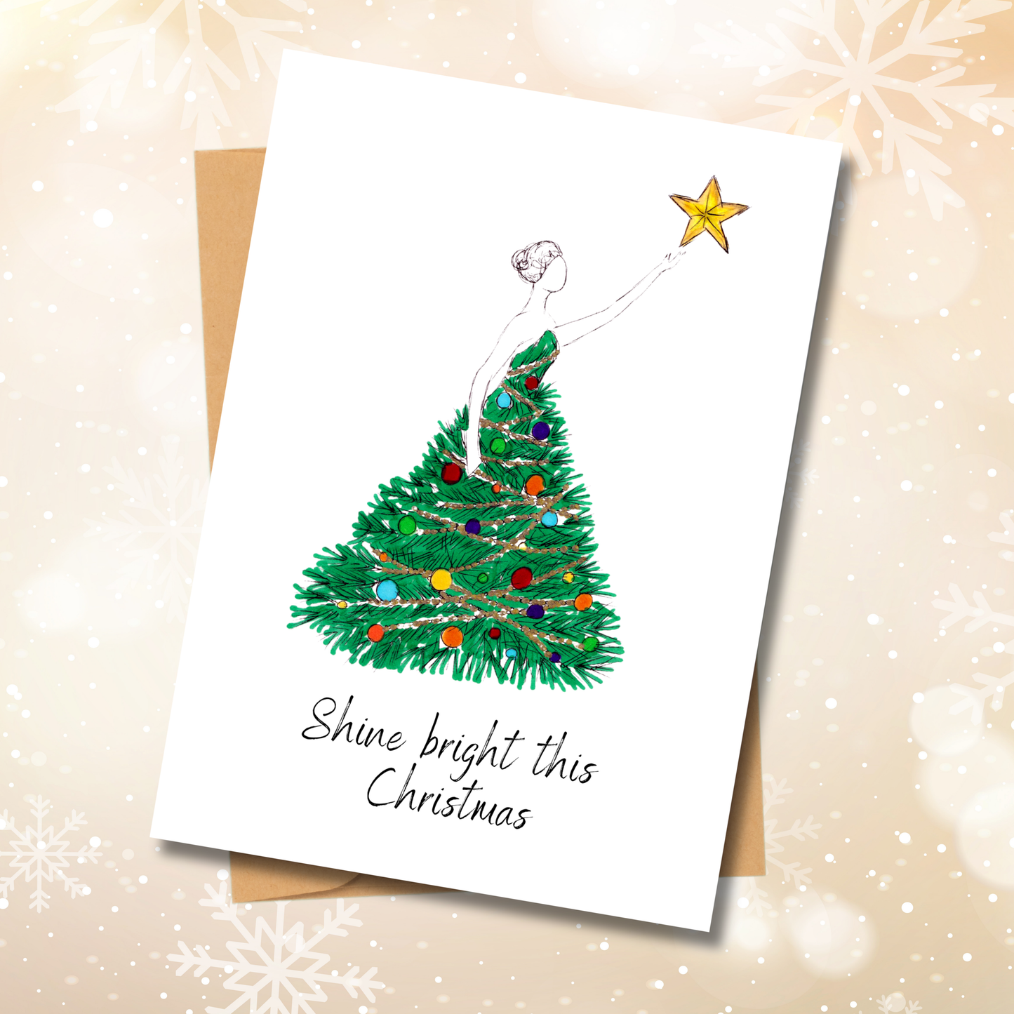 Shine Bright - Christmas Greeting Card