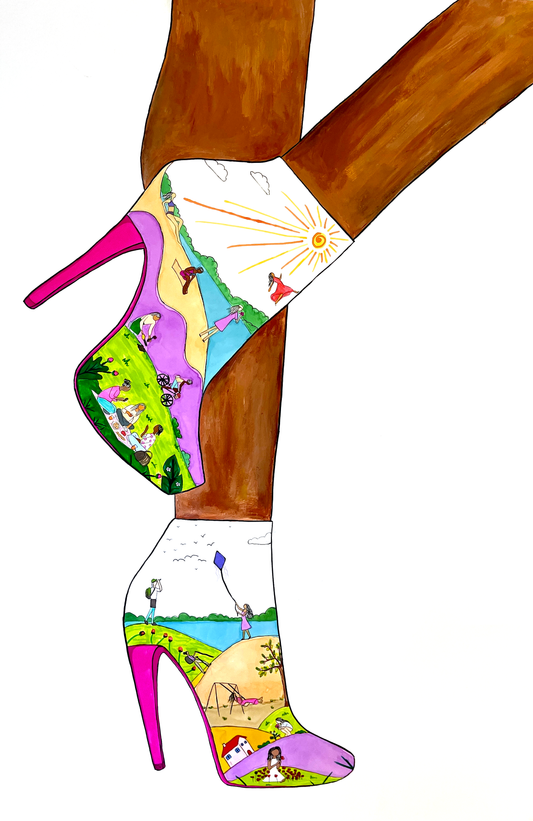 A Spring In Her Step