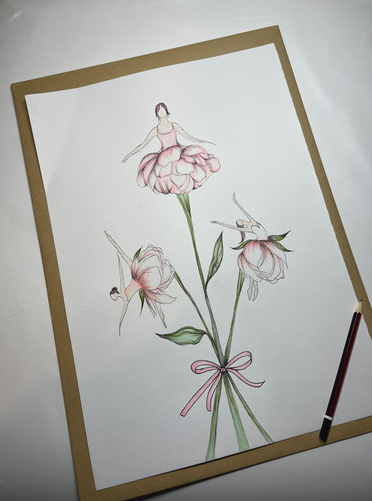 'Soft Strength' Original Drawing