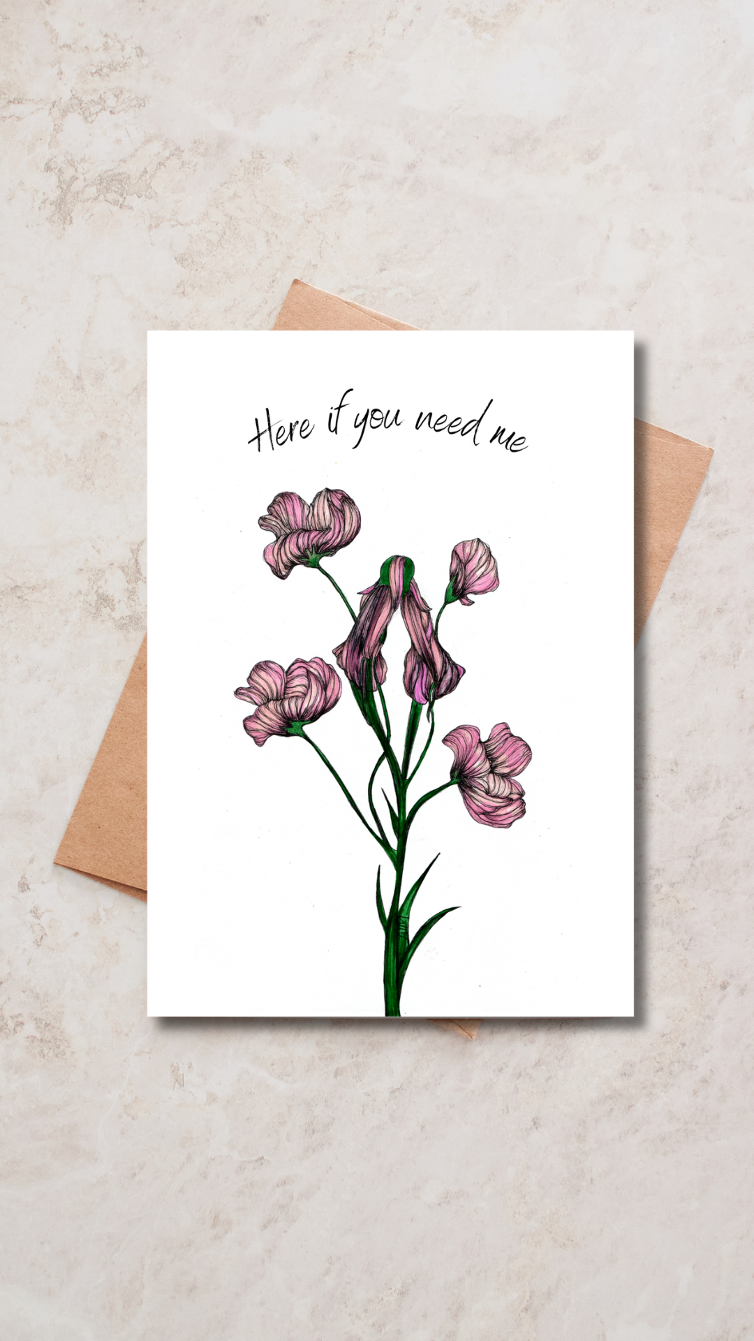 Here if you need me - Greeting Card