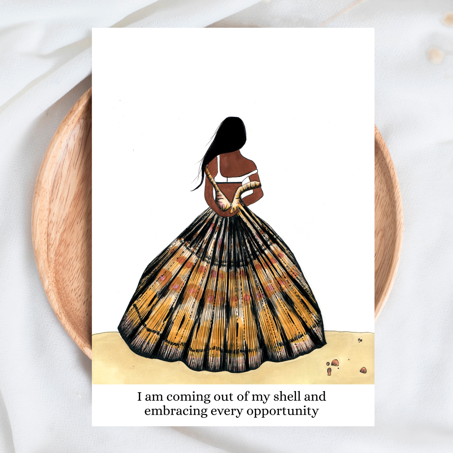 I Am Coming Out Of My Shell - Affirmation Card