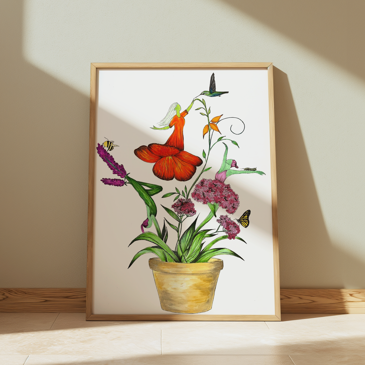 'Natural Attraction' Original Drawing
