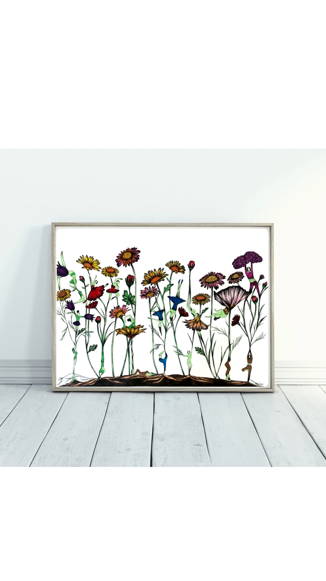 'Just Bloom' Original Drawing
