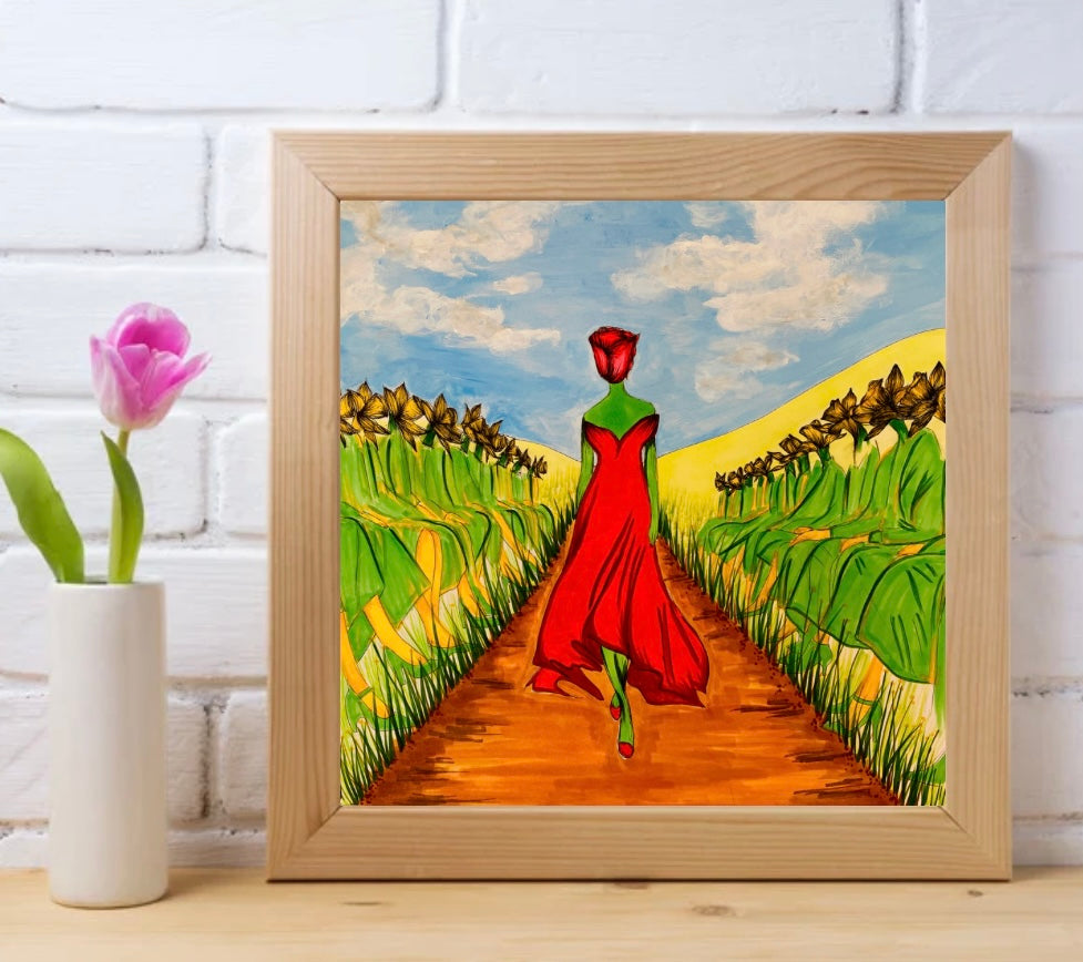 'Dare To Be Different' Original Drawing