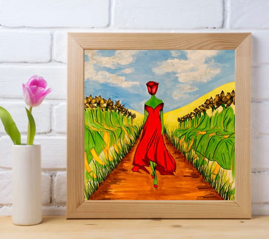 'Dare To Be Different' Original Drawing