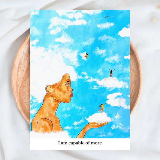 I Am Capable Of More - Affirmation Card