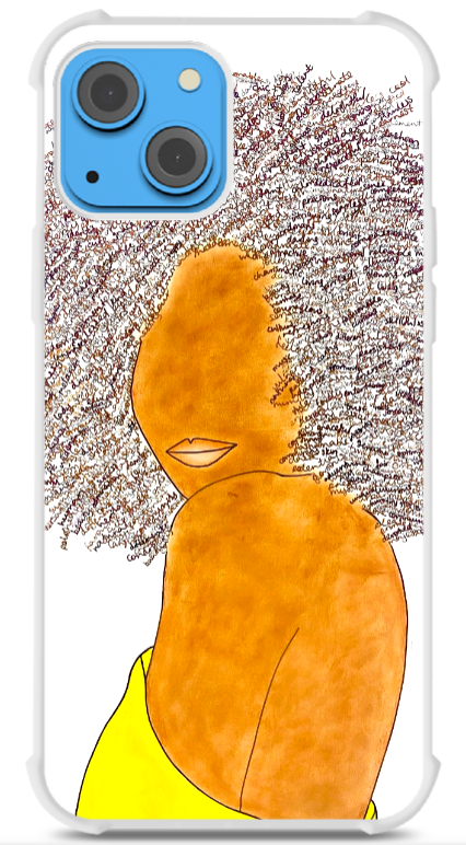 Affirmation Afro iPhone Case